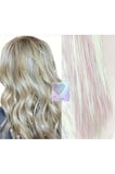 D’Arya Beyaz Pembe Aurora Tinsel Saç Simi – Hair Tinsel Shining White Aurora DD290