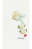 DD361 El Yapımı Nikah / Davet /Mevlüt / Düğün 3’lü Saten Çiçekli Toka Seti – Beyaz Renkli