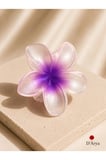 Dd403 Mor Lotus Çiçeği Mandal Saç Tokası