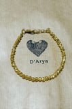 DD484 Dorika Gold Top Bileklik El Yapımı