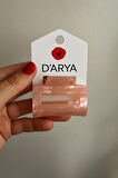 DD523 Pembe Sedefli Saç Kelepçesi (8 cm) Mandal Toka