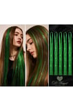 D’Arya Yeşil Işıltılı Tinsel Saç Simi – Hair Tinsel Uzun Model DD685