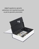 Anahtarlı Gizli Kitap Kasa – Metal İç Yapı, Kamuflajlı Sözlük Tasarım