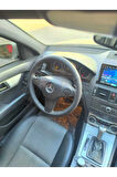 DİKİŞLİ DİREKSİYON KILIFI İTHAL SİYAH DERİ NOKTALI DERİ SİYAH DİKİŞLİ MERCEDES C180 İÇİN