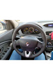 DİKİŞLİ DİREKSİYON KILIFI DAMARLI SİYAH DERİ SİYAH DİKİŞLİ RENAULT FLUENCE İÇİN HIZLI KARGO