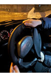 DİKİŞLİ DİREKSİYON KILIFI SİYAH DERİ SİYAH DİKİŞLİ TOYOTA COROLLA 1.3 XL İÇİN HIZLI KARGO