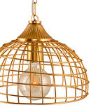 DEDE TEKLİ TUNA SARKIT MAT GOLD AVİZE