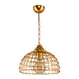 DEDE TEKLİ TUNA SARKIT MAT GOLD AVİZE