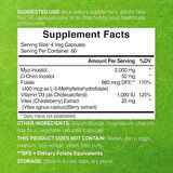 Deal Supplement Myo-Inositol Folate D-Chiro Inositol 40:1 ratio 2050 Mg Vitamin D3 240 Kapsul