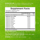 Deal Supplement Magnesium(Magnezyum) 10-in-1 Complex Supplement 500mg, 240 Veggie Capsules