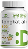 Deal Supplement Tongkat Ali Extract 300:1 400mg & Maca Root 400mg | 300 Capsules