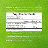 Deal Supplement Tongkat Ali Extract 300:1 400mg & Maca Root 400mg | 300 Capsules
