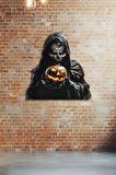 Halloween Korkunç Işıklı Metal Tablo