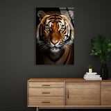 Kaplan Portresi Cam Tablo 35x50 cm