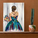 Tuval Üzerine Dijital Baskı Modern Sanatsal Kanvas Tablo 35x50 Tablo-A001