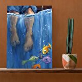 Tuval Üzerine Dijital Baskı Modern Sanatsal Kanvas Tablo 35x50 Tablo-A034