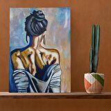 Tuval Üzerine Dijital Baskı Modern Sanatsal Kanvas Tablo 35x50 Tablo-A098
