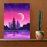 Tuval Üzerine Dijital Baskı Modern Sanatsal Kanvas Tablo 35x50 Tablo-A126