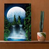 Tuval Üzerine Dijital Baskı Modern Sanatsal Kanvas Tablo 35x50 Tablo-A135