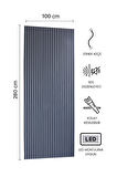 AKUSTİK DUVAR PANELİ ANTRASİT 100 x 280 CM
