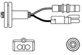 Delphi ES10258-12B1 Oksijen Sensörü-Mercedes 190 87 93 A0095424117