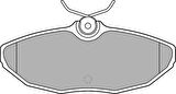 Delphi LP1505 Fren Balatası Arka S-Type II 02-07 XJ X350 X358 03-08 C2C8342