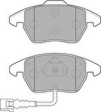 Delphi LP1837 Ön Fren Balatası Caddy 03-Golf V A3 Octavia Touran Toledo 04-Passat Jetta 05-Fişli 3C0698151C