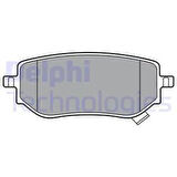 Delphi LP3402 Fren Balatası Arka X-Class 470 17- D4060-5JU0A
