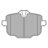 Delphi LP3579 Fren Balatası Arka BMW G30 G32 G11 G12 G16 G01 G02 G05 G06 G07 Ii20 34216890353
