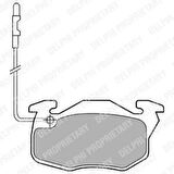 Delphı Lp490 Ön Fren Balatası R9 Ym R19 Clıo III Express Saxo 1.0I.1.1I.1.4I Fıslı Saxo P106 P306 P405 Hava Soğutmasız Ondısk Icın