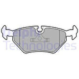 Delphi LP555 Fren Balatası Arka BMW E36 Z3 E32 E34 E36 M3 E34 M4 34211158266