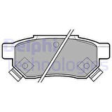 Delphi LP625 Arka Fren Balatası Disk İçin Honda Civic 1996-2000 Jazz City 2002-2010 Cr92-98 Integra 88-96 06022SP8000