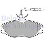 Delphi LP986 Ön Fren Balatası P406 Xantia Xu10J2Te Es9J4 Ew12J4 94 04 P306 GTI Xsara Vts Xu10J4Rs 4251.60