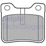 Delphi LP991 Fren Balatası Arka Peugeot 406 607 96 