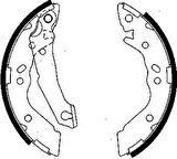 Delphi LS1836 Arka Fren Balatası Pabuç Kampana Accent 1.3 1.5 1994 2000 Yumurta Kasa Hyundai Atos 1.0 1999- 5830522A01