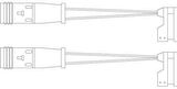 Delphi LZ0190 Fren Balata Fişi Vito W639 03-W447 14-Sprinter 08-Crafter 11-15 9065401517