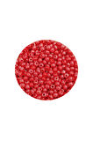 Dökme Cam Kum Boncuk (11/0) 2 mm - 60 Gram -  Kırmızı - BNC039