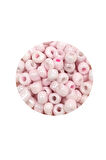 Dökme Cam Kum Boncuk Büyük Boy (6/0) 4 mm - 60 Gram - Toz Pembe - BNC113