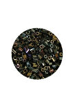 Kesme Cam Boncuk 2mm - 20 Gram - Asker Yeşili -BNC340