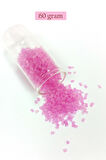 Kesme Cam Boncuk 2mm - 60 Gram - Şeffaf Mat Pembe - BNC377