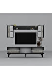 BORADH TV ÜNİTESİ TAKIMI ROYALMERMER-EFESMERMER-GÜMÜŞ