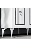 CAPRİDH 75 CM KONSOL BEYAZ GÜMÜŞ
