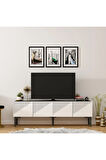 DRAWDH TV ÜNİTESİ BEYAZ-ROYALMERMER