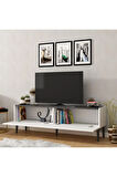 DRAWDH TV ÜNİTESİ BEYAZ-ROYALMERMER