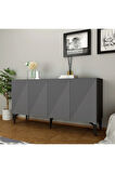 DRAWDH LAZER DESENLİ KONSOL ANTRASİT
