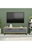 MELİSADH 120 CM TV ÜNİTESİ SAFİRMEŞE-ANTRASİT