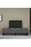 MİDASDH TV STAND (ALT MODÜL) ANTRASİT-GÜMÜŞ