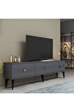 MİDASDH TV STAND (ALT MODÜL) ANTRASİT-GÜMÜŞ