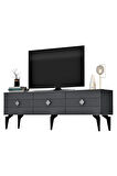 MİDASDH TV STAND (ALT MODÜL) ANTRASİT-GÜMÜŞ