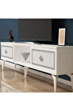 NİLDH 150 CM TV ÜNİTESİ BEYAZ GÜMÜŞ